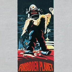 Forbidden Planet Beach Towel Measure 30 x 60 In